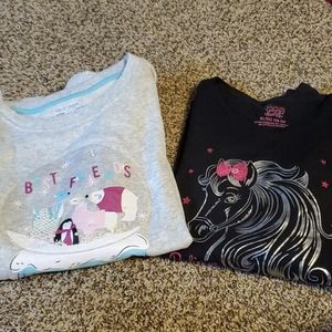 Two girl's tops